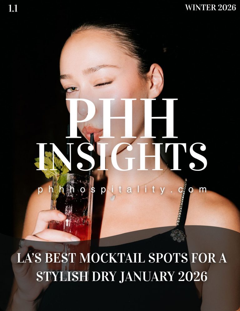 LA’s Best Mocktail Spots for a Stylish Dry January 2026