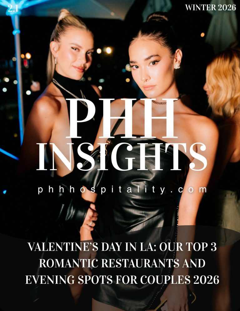 Valentine’s Day in LA: Our Top 3 Romantic Restaurants and Evening Spots for Couples 2026